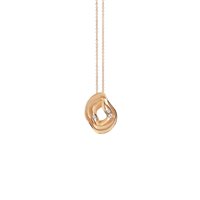 Halskette Annamaria Cammilli Dame Dune in Rosègold Diamante 0.07 Ct GPE3256J - GPE3256J